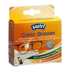 SWIRL lingettes nettoyantes lunettes 30 pce