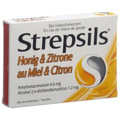 Strepsils Honig & Zitrone 24 Lutschtabletten