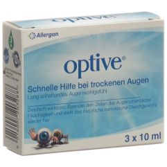 Optive Augen-Pflegetropfen 3 Fl 10 ml