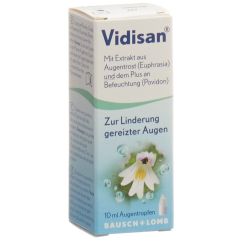 VIDISAN gtt opht fl 10 ml