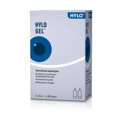 HYLO GEL Befeuchtende Augentropfen 2 x 10 ml