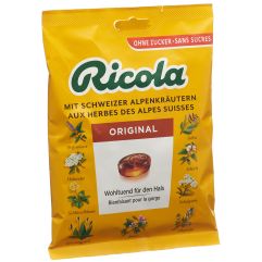 Ricola Original Bonbons ohne Zucker mit Stevia Btl 125 g