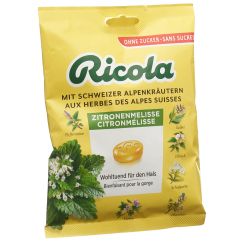 RICOLA citron mélisse bonb ss av stevia sach 125 g