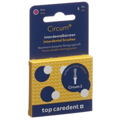 TOP CAREDENT Circum 2 CDB-2 brosse ind pink 5 pce