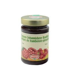 MORGA confiture pulpe framb groseilles 350 g