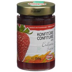 MORGA confiture fraises av fructose 350 g