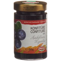 MORGA confiture myrtilles av fructose 350 g