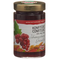 MORGA Konfitüre Johannisbeermark Fruchtz 350 g