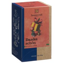 SONNENTOR dankeschön tee sachet 18 x 1.5 g