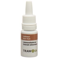 TRAWOSA colorant alimentaire brun rhum 10 ml