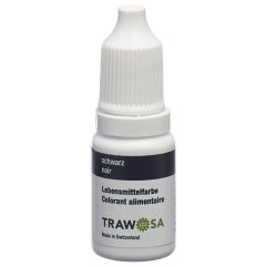 TRAWOSA colorant alimentaire noir 10 ml