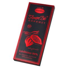 LIEBHARTS Edelbitt Schoko 99% Kakao Tafel Bio 80 g