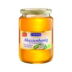 Hoyer Akazienhonig mit Frühjahrsblüten Bio Glas 1 kg