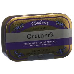 GRETHERS Blueberry pastilles sans sucre 110 g