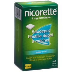nicorette 4 mg polar mint Kaudepot 105 Stück