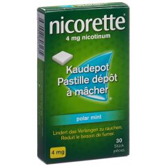 nicorette 4 mg polar mint Kaudepot 30 Stück