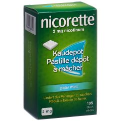 nicorette 2 mg polar mint Kaudepot 105 Stück