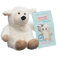 WARMIES Minis peluche réchauffante mouton beige