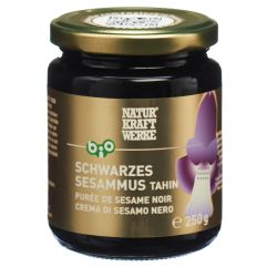 NaturKraftWerke Schwarzes Sesammus Tahin Bio/kbA 250 g