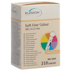 KLINION SOFT FINE lance usag uniq 30G stér 210 pce