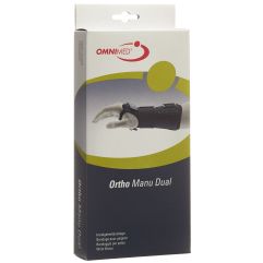 OMNIMED ortho manu dual band poign M noir