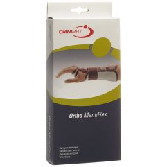 Omnimed Ortho Manu Flex Handgelenk-Bandage M 22cm rechts schwarz