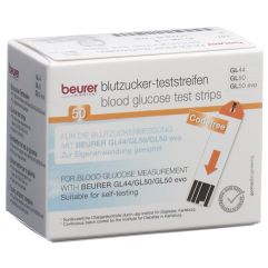 BEURER bandelettes p GL44+GL50 mmol/L 2 x 25 pce