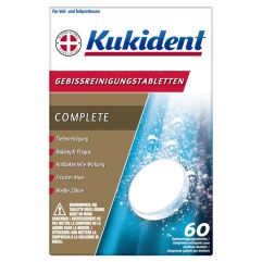 KUKIDENT Complete comprimés nettoyants 60 pce