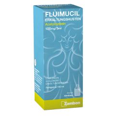 FLUIMUCIL ERKÄLTUNGSHUSTEN 100mg/5ml Aroma Himbeer Fertigsirup 100 ml