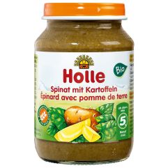 HOLLE épinard avec pomme de terre bio 190 g