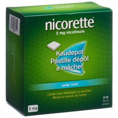 nicorette 2 mg polar mint Kaudepot 210 Stück
