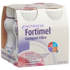 FORTIMEL Compact Fibre fraise 4 fl 125 ml