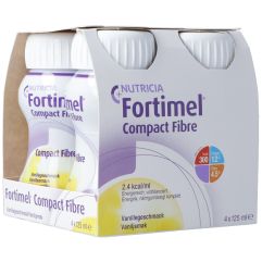 Fortimel Compact Fibre Vanille 4 Fl 125 ml