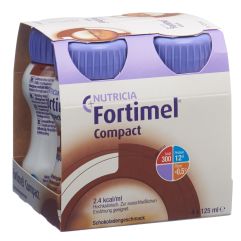 Fortimel Compact 2.4 kcal Schokolade 4 Fl 125 ml