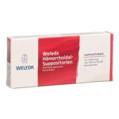 WELEDA Hämorrhoidal-Suppositorien 10 SUPPOSITORIEN