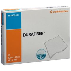 Durafiber Wundauflage 10x10cm steril 10 Stk