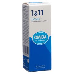 Omida Schüssler Nr1&11 Calcium fluoratum & Silicea Creme Tb 50 ml