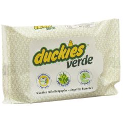 DUCKIES verde lingettes WC humides 30 pce