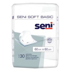 Seni Soft Basic Krankenunterlagen 60x60cm undurchlässig 30 Stk