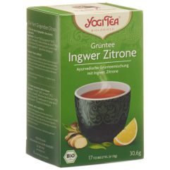 YOGI TEA Thé vert Gingembre citron 17 sach 1.8 g