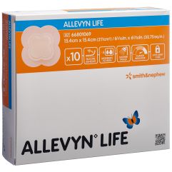 Allevyn Life Silikon-Schaumverband 15.4x15.4cm 10 Stk