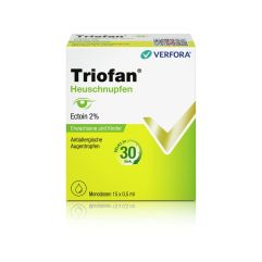 Triofan Heuschnupfen 2% Antiallergische Augentropfen Monodosen 15 x 0,5 ml