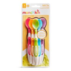 MUNCHKIN Cuillère longue av bout souple 6 pce