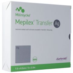 Mepilex Transfer Ag Drainageverband 7.5x8.5cm 10 Stk