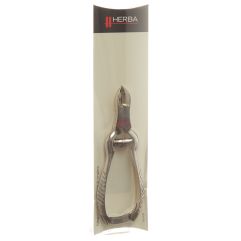 HERBA Pince à ongles pour pieds 13cm nickelé 5392