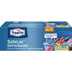 TOPPITS Safeloc sacs 1l 18x20cm 25 pce