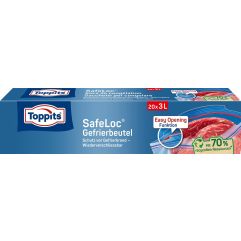 TOPPITS Safeloc sacs 3l 27x28cm 20 pce