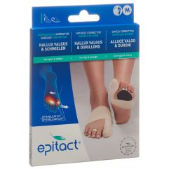 itact flexible Doppelschutz Korrekturbandage Hallux valgus TAG M 21.5-23cm recht