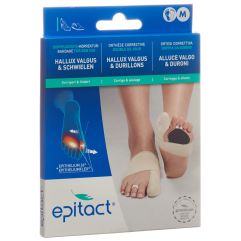 itact flexible Doppelschutz Korrekturbandage Hallux valgus TAG M 21.5-23cm links