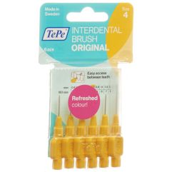 TePe Interdental Brush 0.7mm gelb Blist 6 Stk